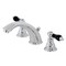 Kingston Brass KB961AKL Duchess Widespread Bathroom Faucet W/ Plastic Pop-Up, Chrome KB961AKL - alternate 1
